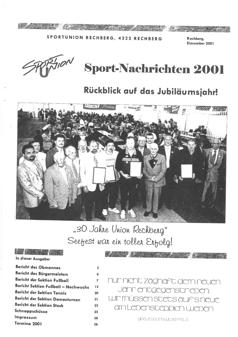 Mehr über den Artikel erfahren 2001