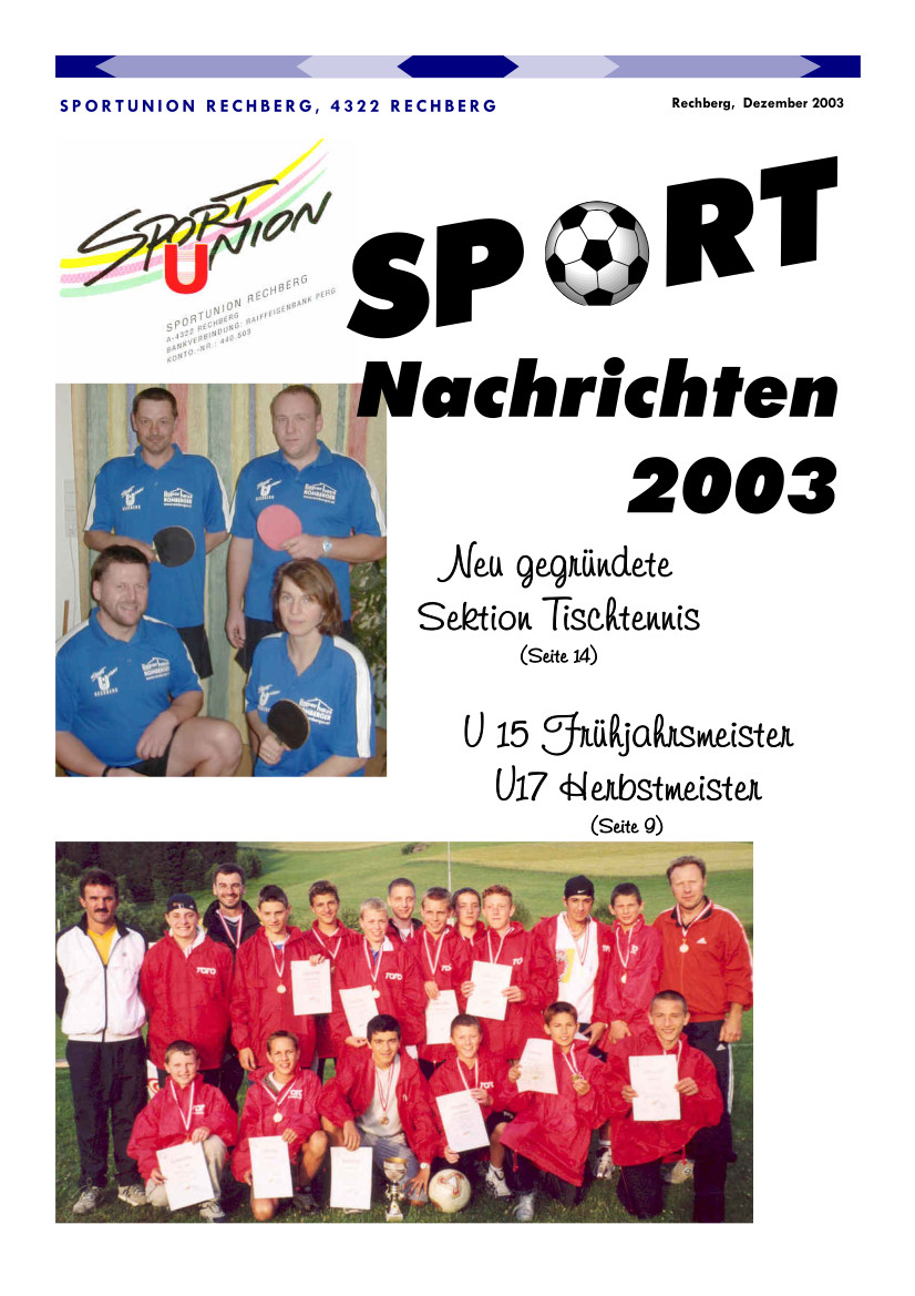 Mehr über den Artikel erfahren 2003