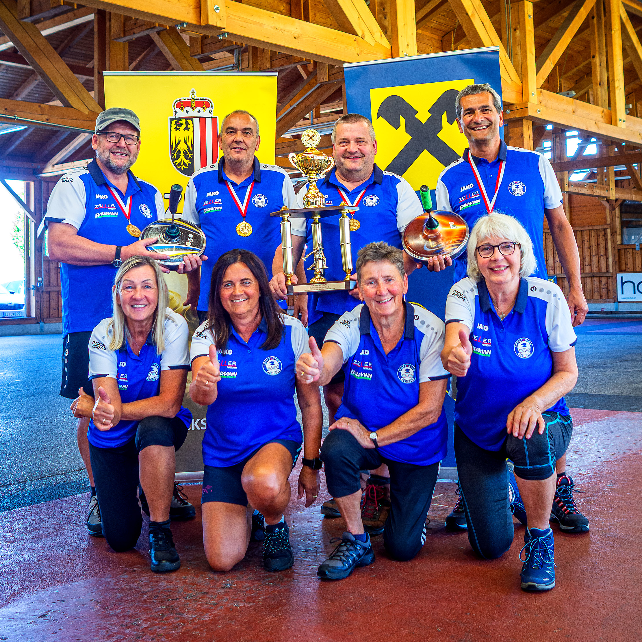 Mehr über den Artikel erfahren Rechberger Stockschützen holen zum zweiten Mal den Machland Cup